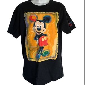 Vtg Art of Disney Eric Robison Mickey Tee RARE